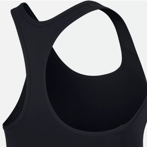 NIKE Black Racerback Sports Bra w/ Neon Pink Decal, Size Extra Small, NWOT! - Picture 2 of 8
